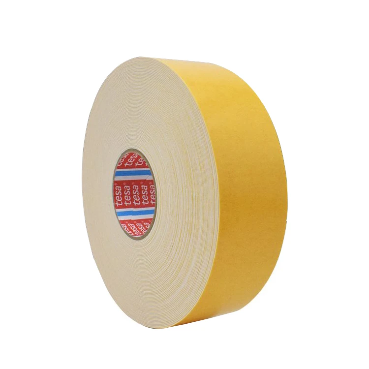 Double sided pe foam tape TESA 62936 1.6mm thick white black waterproof pe polyethylene acrylic glue foam tape