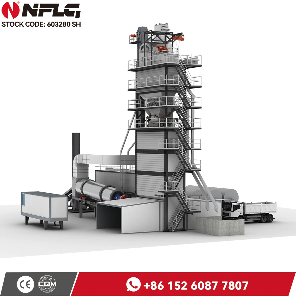 Hot Mix 160tph Fixed Asphalt Mixing Plant