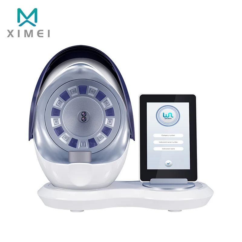 2024 Wesipull Professional Magic Mirror Skin Analyzer Machine Skin Tester 3D Facial Skin Analysis Machine AI Face Scanner Device