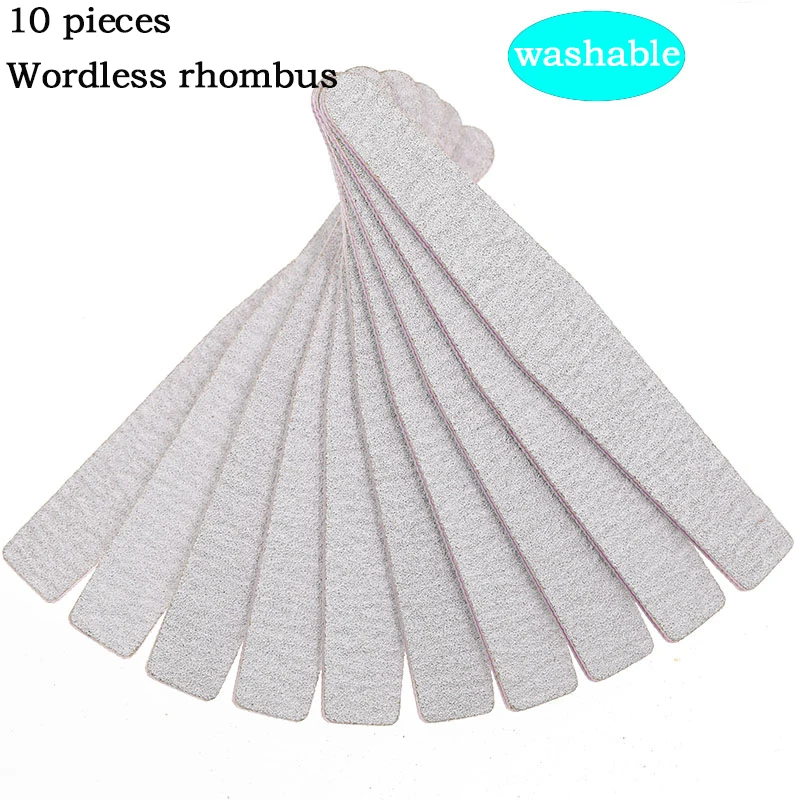 1 набор из 10 шт. лак для ногтей инструмент ГУБКА СКРАБ длинный гвоздь файл полировки полосы маникюрный Полировочный напильник