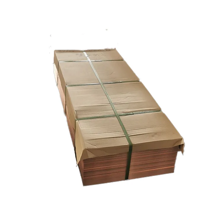 Copper Plate Sheet Cutting Various size Hot Sales  99.99 Import And Export Customize