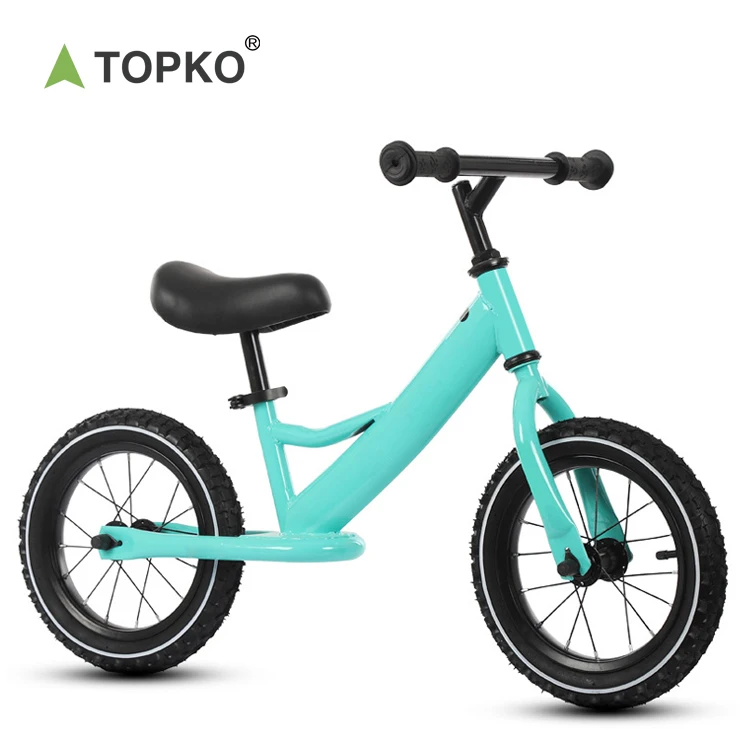 Рама из высокоуглеродистой стали TOPKO, надувные резиновые шины, уличный детский велотренажер с регулируемой высотой