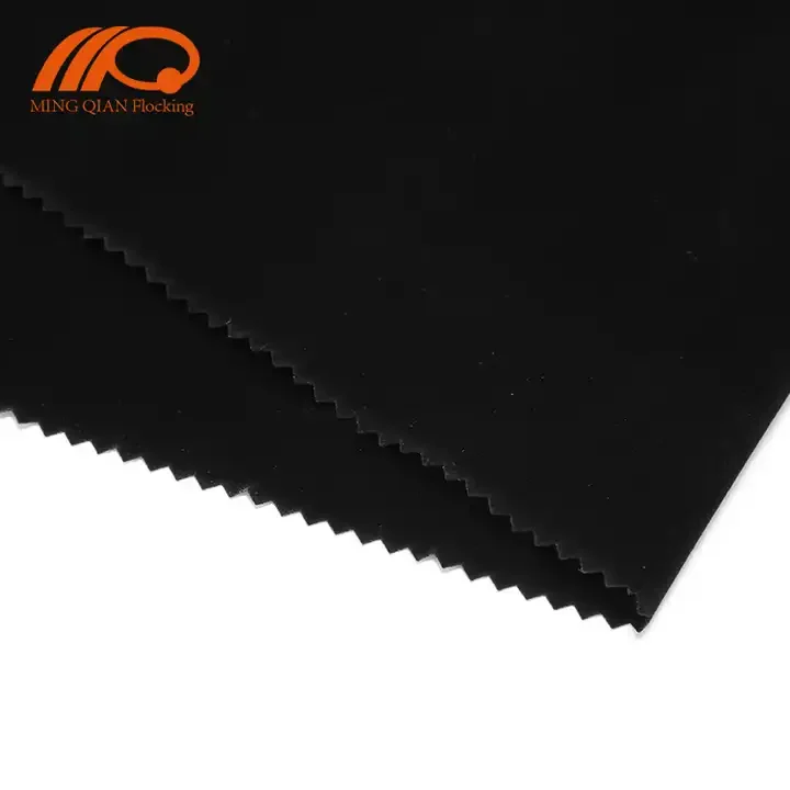 Top selling High quality Double-side Flocked Fabric for Pouch & Box of Jewelry/Wine/Gift/Glasses