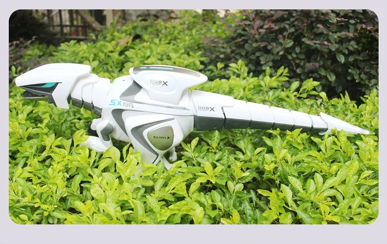 Caro IR Remote Control Intelligent Dinosaur G17 Infrared Touch Sensing RC Programming Bionic Stunt Robot Simulation Electric Toy