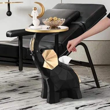 Boho Table House Decor China Professional Home Decoration Elephant Tray Custom Modern Resin Crafts Sculpture