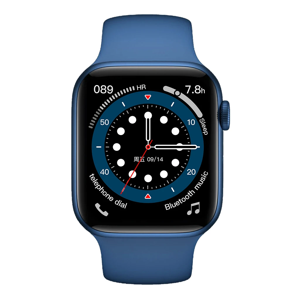 
W56 smartwatch 2021 серии 6 Смарт-часы-1 шт.: 1IWO13 голосового вызова сердечного ритма ЭКГ ремешок для наручных часов IP68 Водонепроницаемый bt вызова браслет 44 мм 