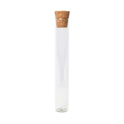 Glass Tube With Cork Lid Glass Pre Roll Preroll Tube Glass Tube With Cork