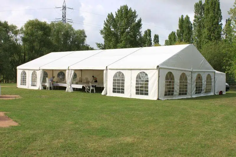 Aluminum White PVC Party Promotion Exhibition Events Tent Outdoor Luxury Wedding Church Marquee Tente for 200 300 500 People