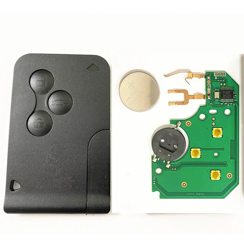 KYDZ 3 button Remote Key Card 433Mhz PCF7947 Chip pcf7926 For Renault Megane 2 3 II Scenic II Scenic 2003 2004 2005 2006 2007
