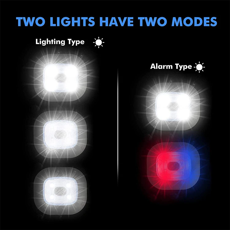 USB Rechargeable Light for LED Knit Beanie Hat Replaceable Headlamp