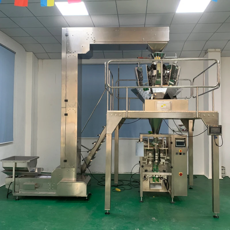 Factory Price Automatic Weighing Peanut brittle Mittai multi-function vffs Packing Machine