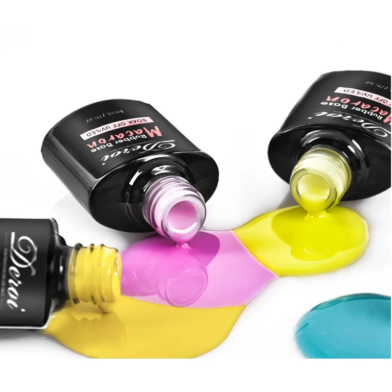 High End Pure Color Rubber Coat Base Custom Logo Polish Gel Base Professional Rubber Based Nails With Free Sample