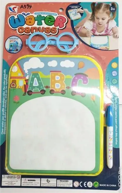 Interactive change colour water mat kids doodle drawing book Water Painting Book Baby Bath Fun explorative Toys
