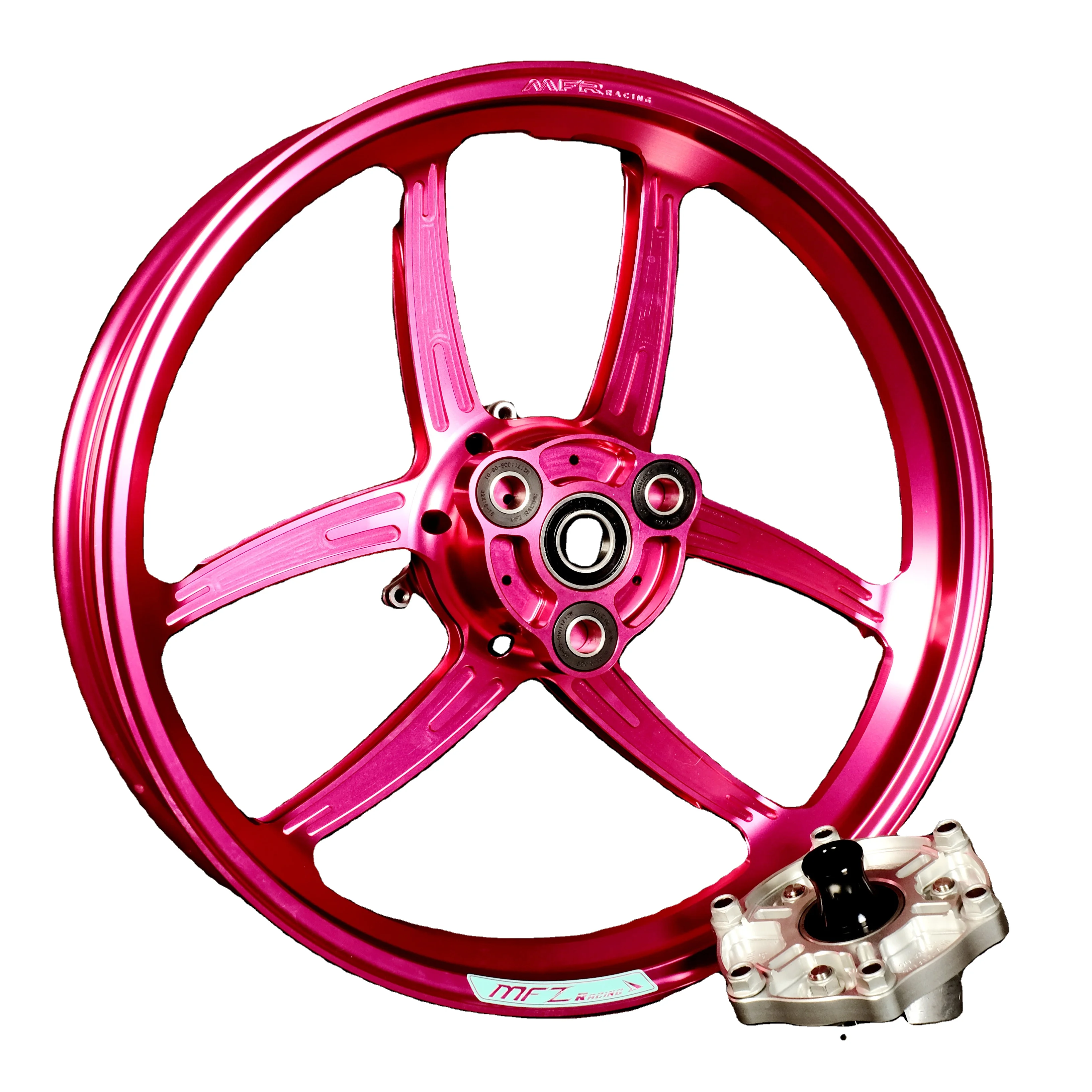 Kawasaki HONDA YAMAHA KTM custom forged racing motorcycle alloy blue golden wheel hub rim 17inch