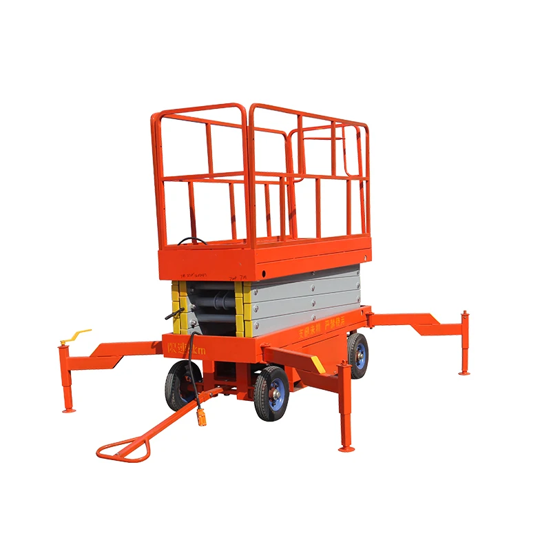 Ellie 500kg 1000kg Hydraulic lifting solar panels electric aerial scissor lift platform price