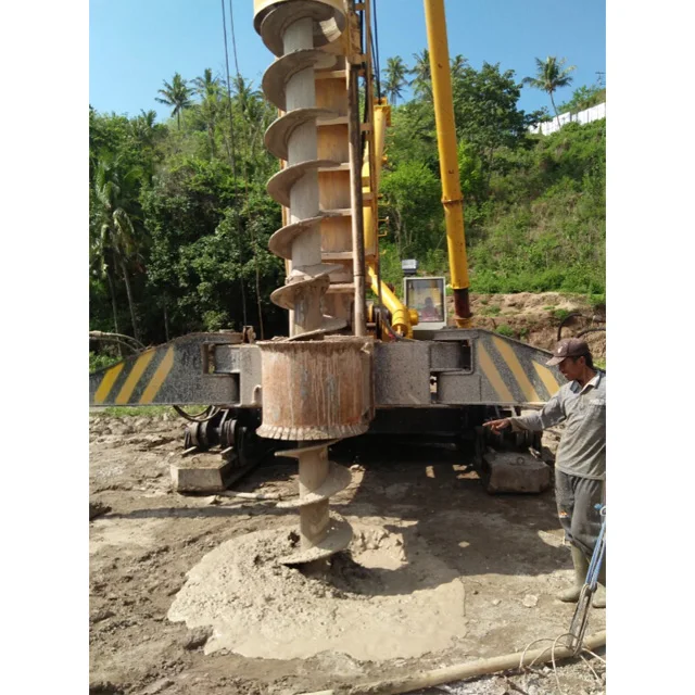 Длинный спиральный сварочный двигатель для 400 ~ 600 мм 28 м CFG сваи с вибрационным сварочным молотком опционально