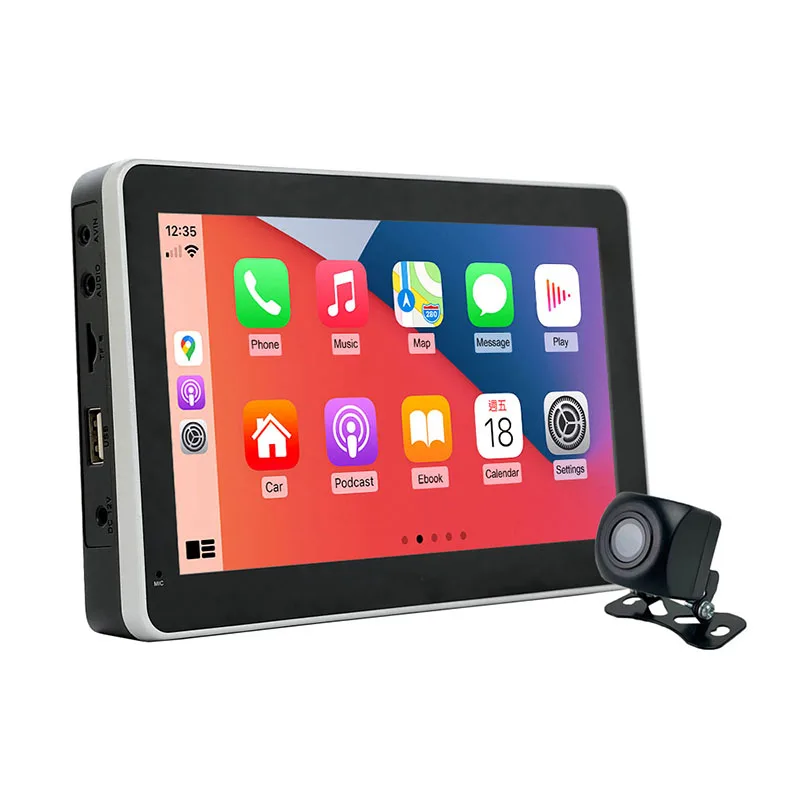 Coral Vision 2021new Apple Android portable multimedia wireless Carplay box supports reversing image JR