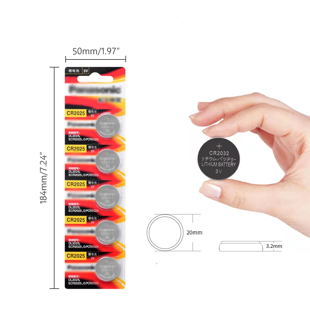 For SONY 2032 battery cr2032 cr 3v Button Cell Coin Lithium Batteries Free shipping to