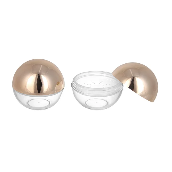 Professional Loose Powder Container With SifterBall loose powder box 30G loose powder box packing material PS