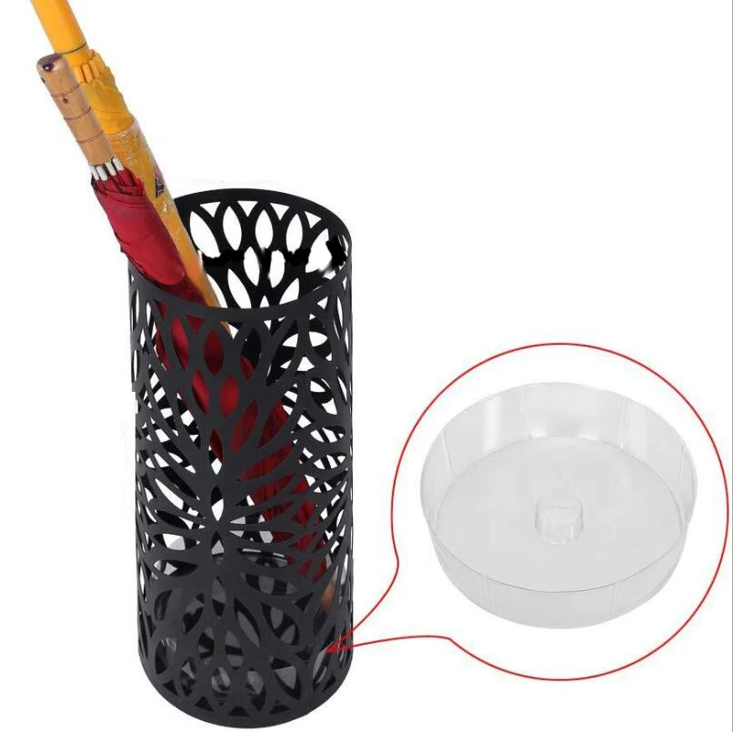  Hot Selling Home Hotel Storage Rain Gear Metal Decorative Indoor Square and Round Umbrella Stand Rack