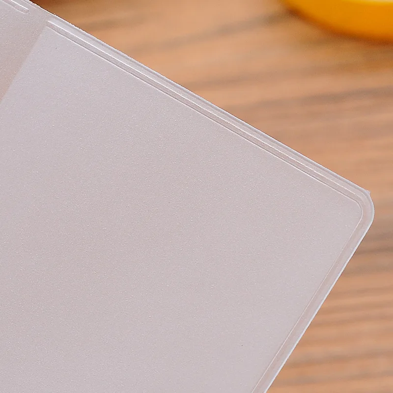 Travel Waterproof Dirt Passport Holder Cover Wallet Transparent PVC ID Card Holders Business Credit Card Holder Case Pouch