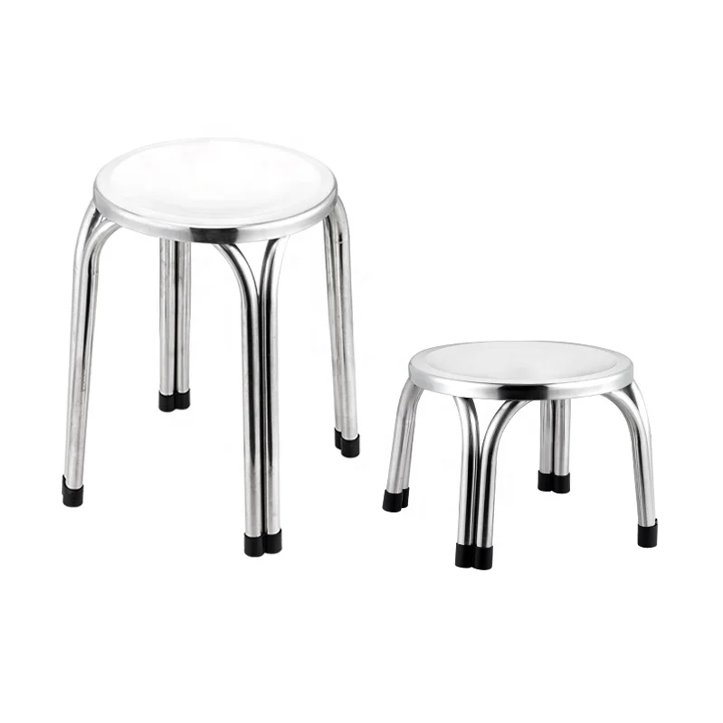
Thickened and durable stainless steel Round dinner chair 