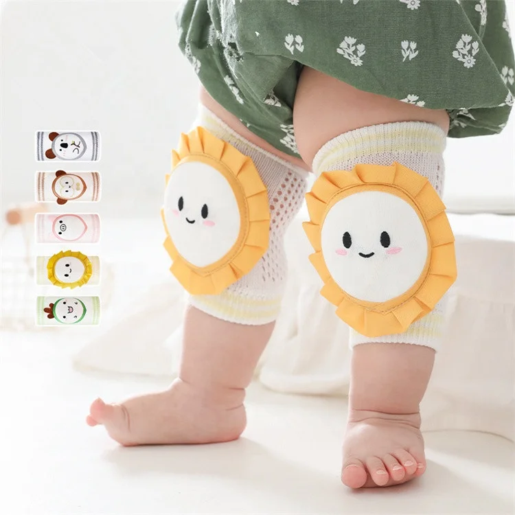 Hot Sale Breath Baby Knee Pads Knee Protector Baby Toddler Elbow Kneelet Creeping