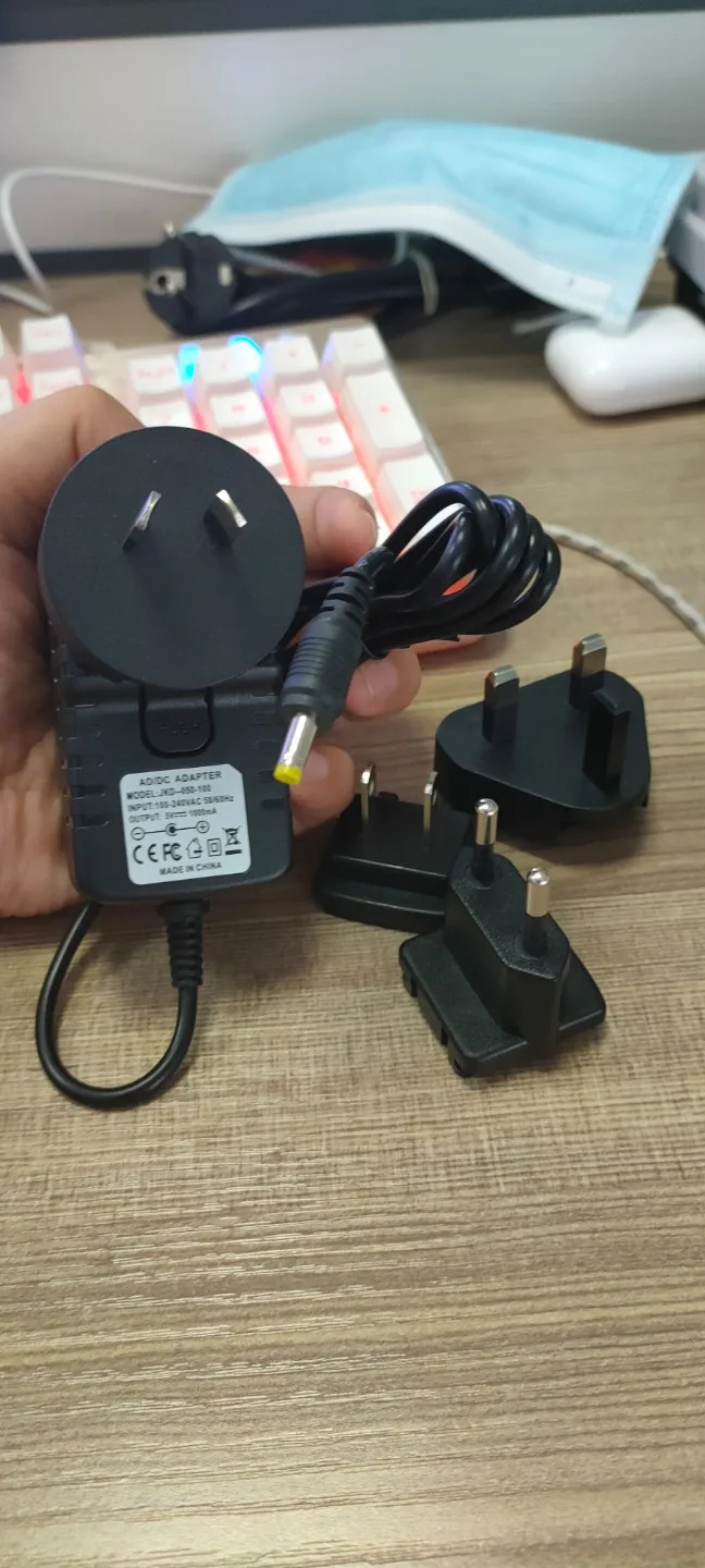 interchangeable plug ac dc adaptor 12v 1a 2a power adapter charger