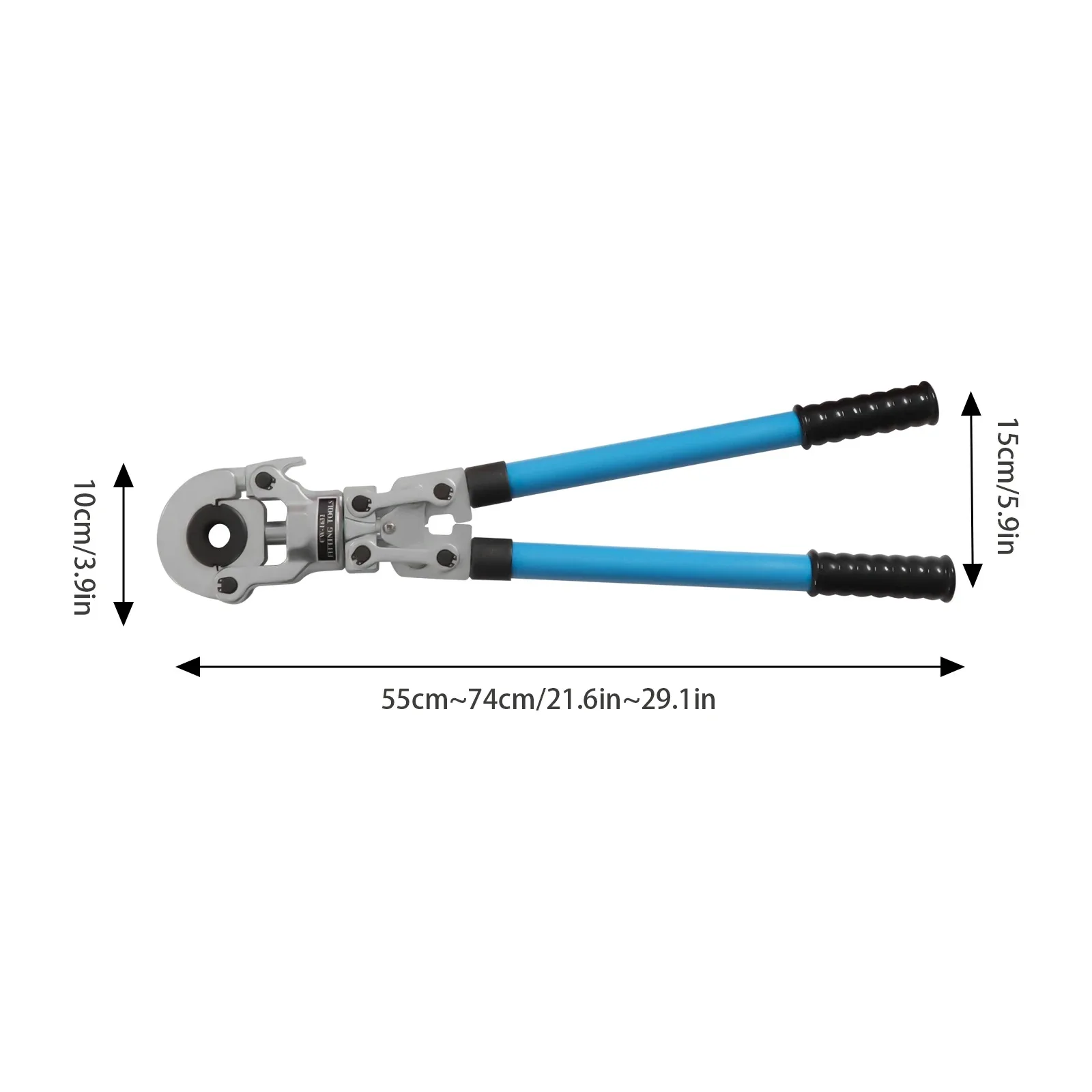 Manual Copper Tube Pipe Fittings Crimping Tool Set ProPress plumber tools With TH Profile Dies Profile 16 20 25 32 HVAC Systems