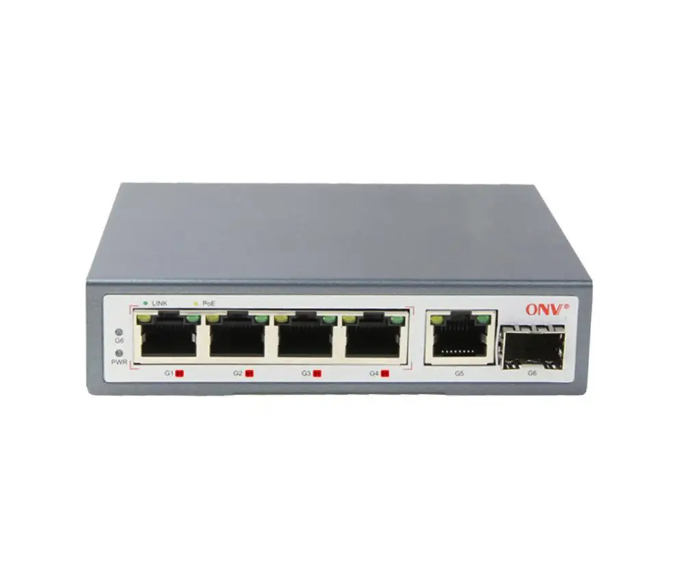  OEM коммерческий гигабитный неуправляемый оптоволоконный коммутатор 802.3bt PoE 48 В ethernet