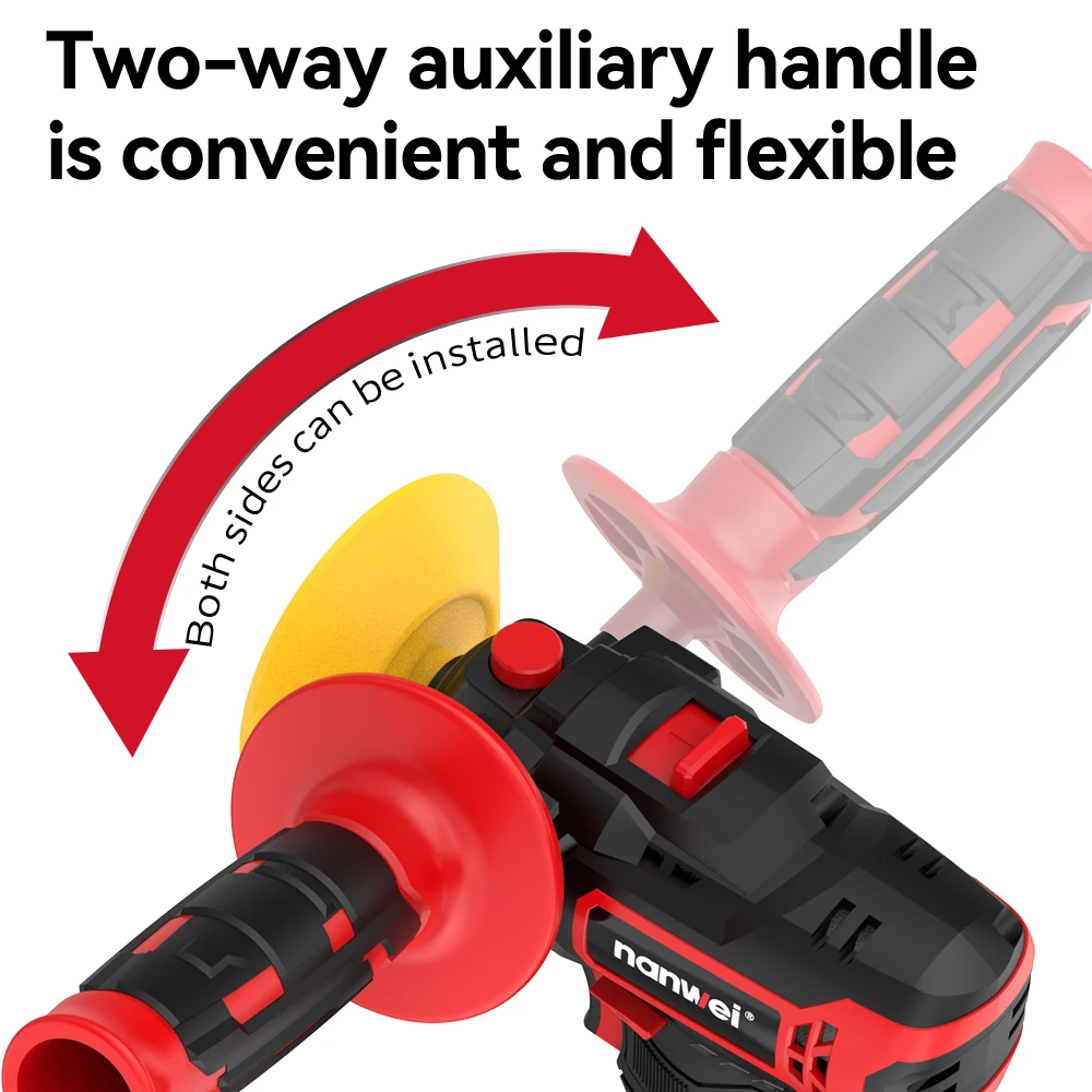 Industrial 2 Speed Mini Rotary Handle Electric Car Polisher Polishing Machine for Car