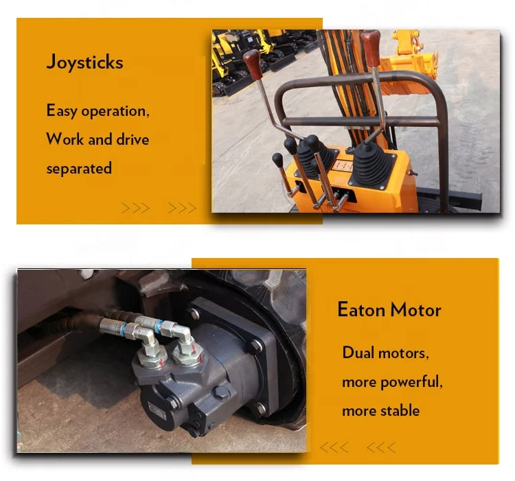 mini 2 ton 2.5ton excavator small digger engine diesel rake bucket for excavator