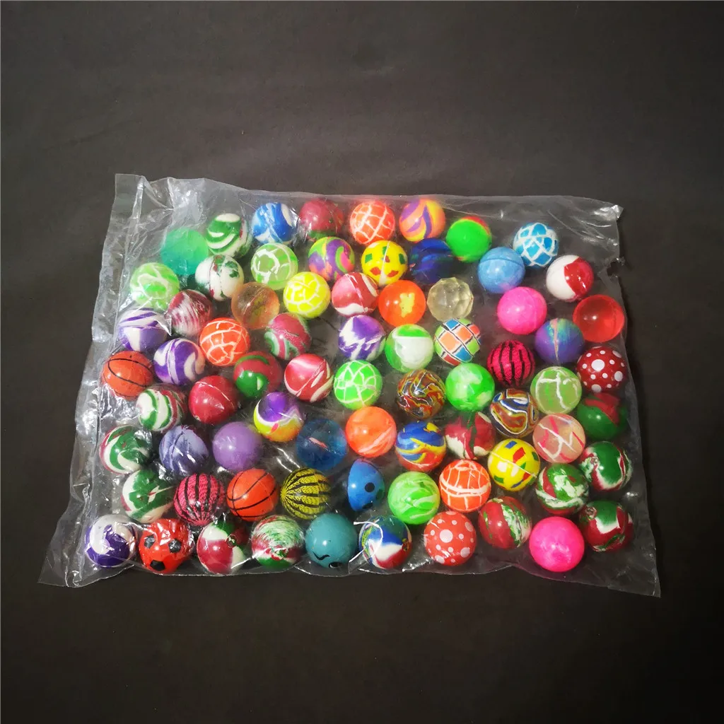 Jump Ball 2022 27mm 32mm 35mm 38mm 45mm 49mm 60mm Mini Custom Printing Classic Rubber High Bouncing Jump Ball