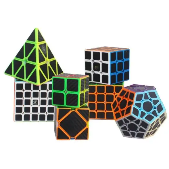 Hot Sale Magic Speed Cube 3 x 3 Turning Smoothly 3D Puzzle Cube Brain Teasers Puzzle Game Brain Toy For Kids And Adults