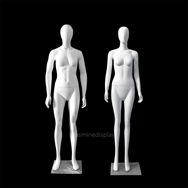 New fashion Full body standing fiberglass window display abstract female mannequin