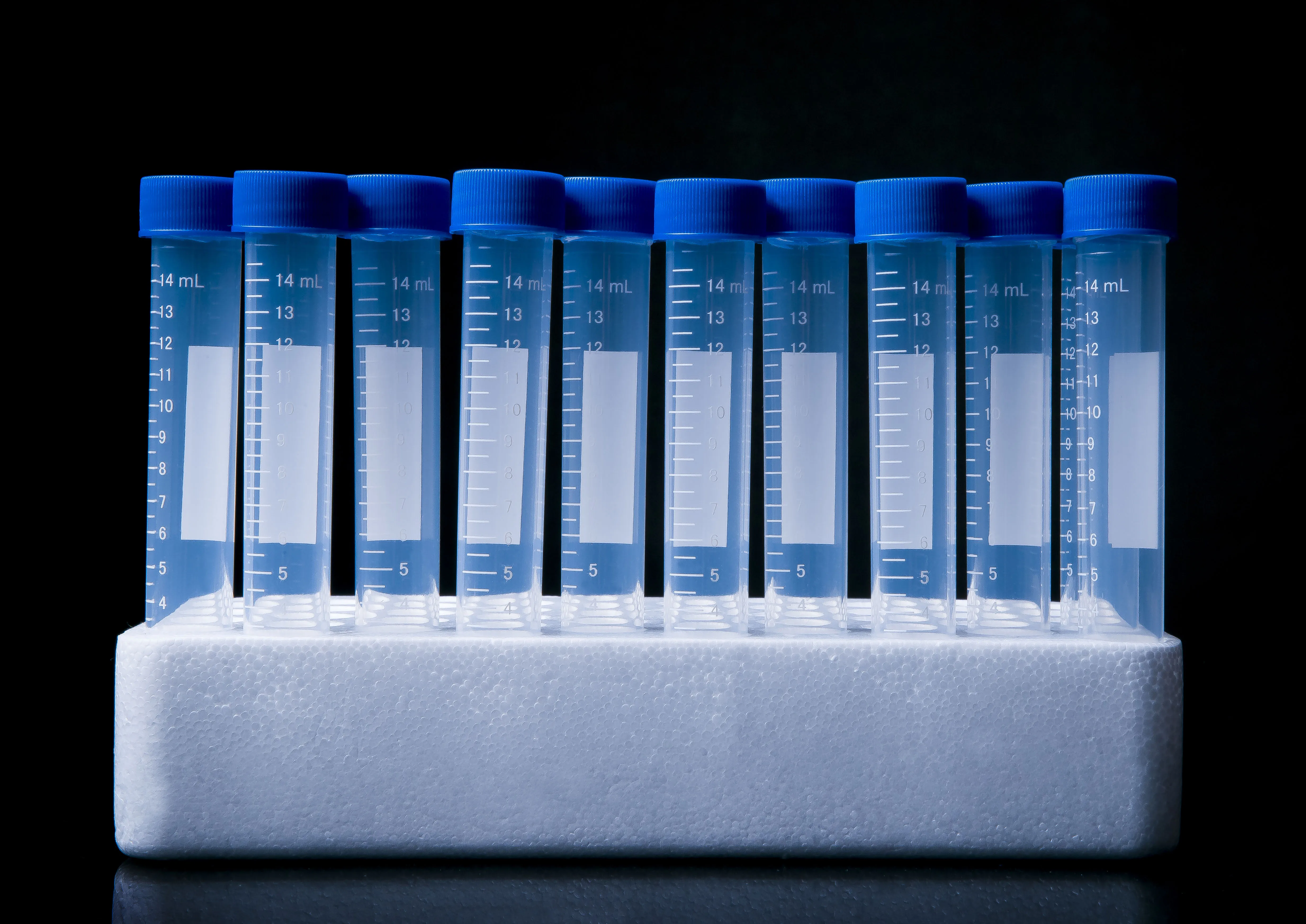 Medical grade polypropylene disposable falcon tube 50 ml lab centrifuge tube