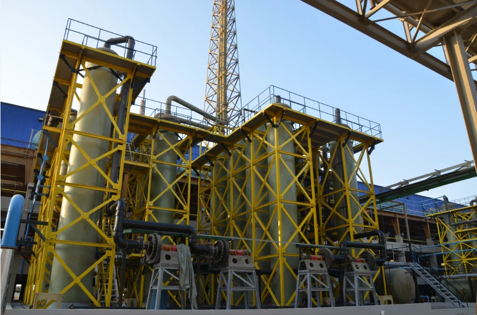Башенный очиститель химических отходов поставщик промышленных газа Очистительная башенка скруббер H2S влажной кислоты