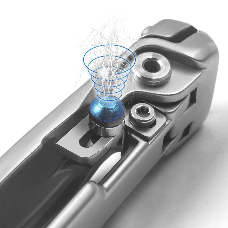 Modern Stainless Steel Heavy Duty Wide Jaw Fingernail Clippers with Concave Blade