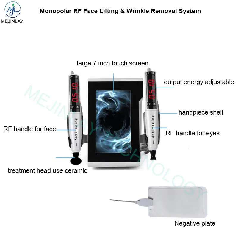 Mejinlay best selling product monopolar rf fat loss skin tightening  machine for face