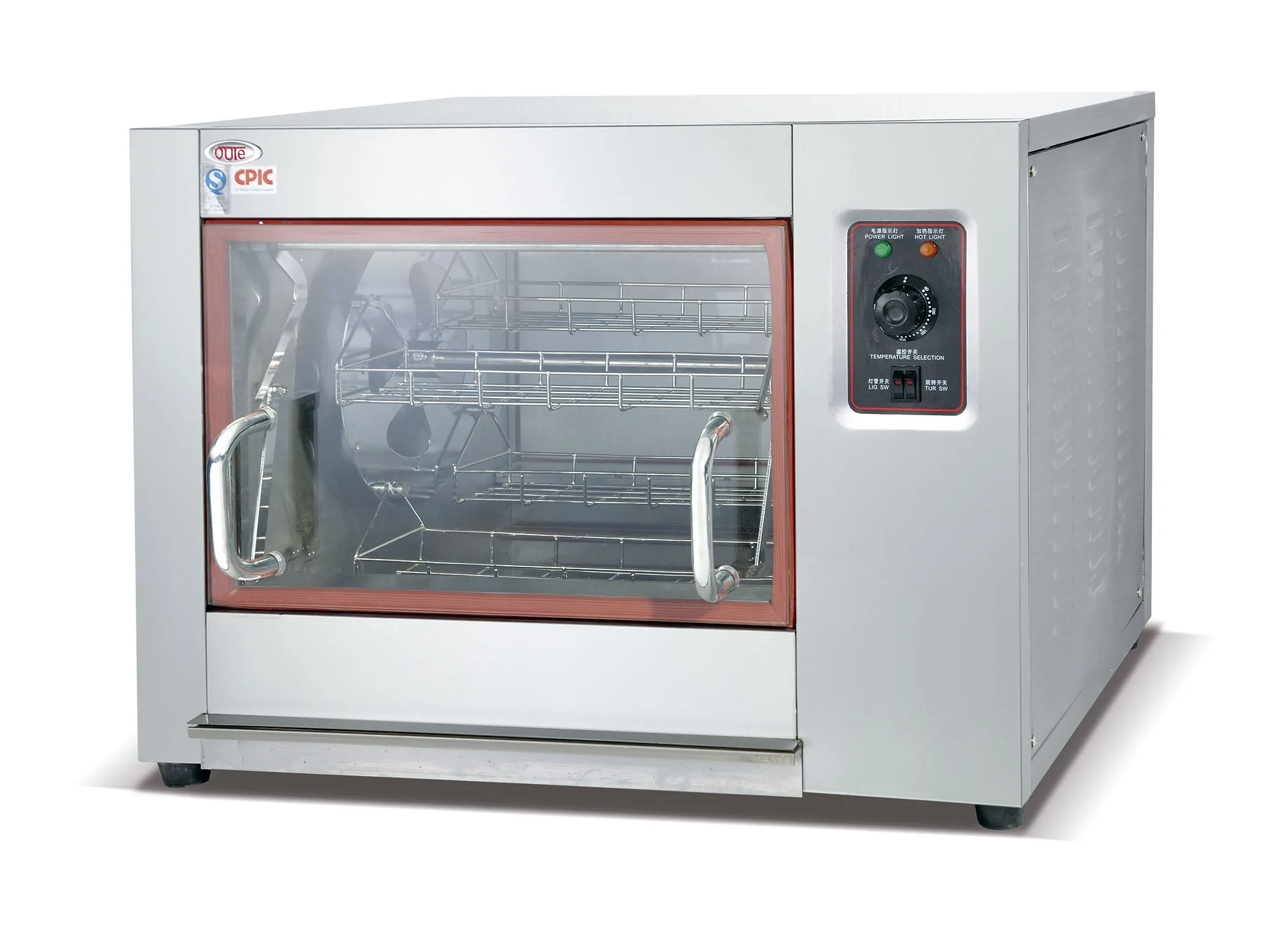 Стоячее электрическое оборудование для жарки утки из нержавеющей