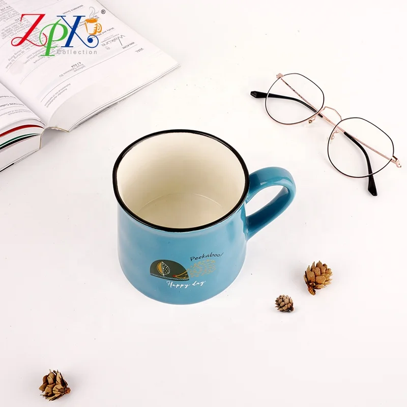 
Direct Manufacturer ceramic cup handle coffe cup ceramic cartoon ceramic cup 