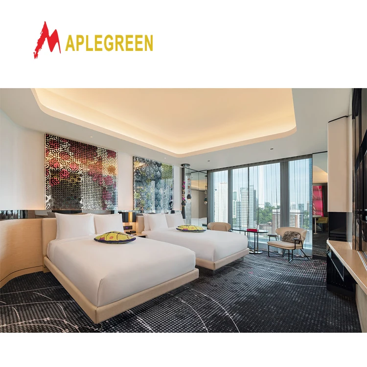 Пятизвездочный поставщик гостиничной мебели Дубай Casegood гостиничный проект, мебель из массива дерева для спальни