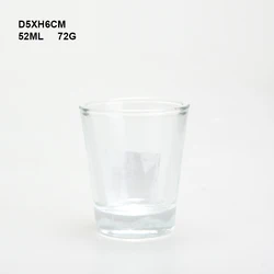 2oz custom sublimation shots glasses