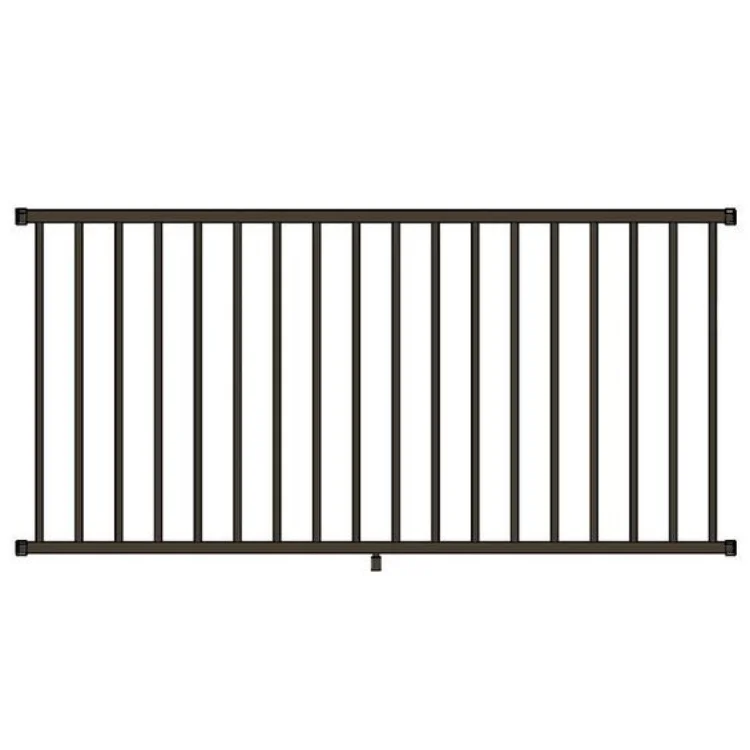 Easily Assembled Durable Custom Designs Aluminum Picket Handrail Balustrade Stair Railing