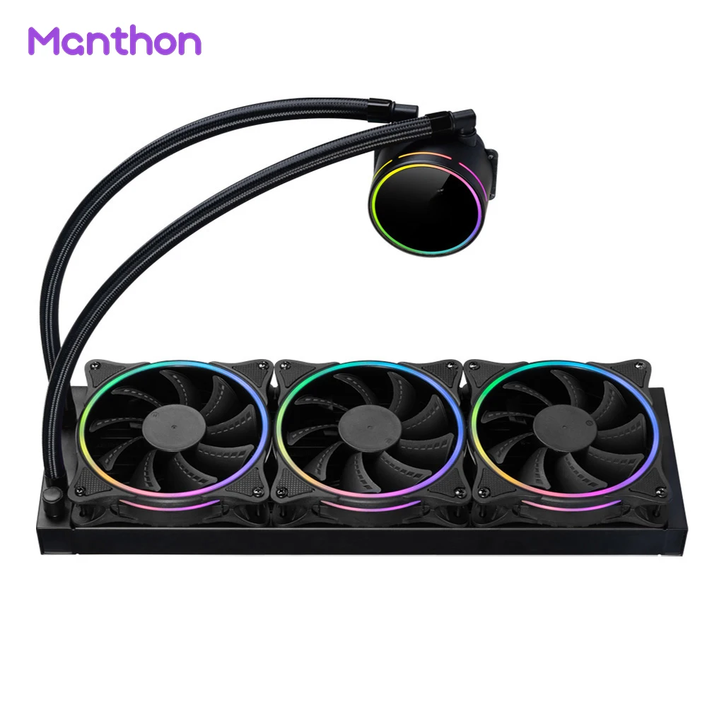 OEM ODM 360mm Radiator Aluminum Heatsink Liquid Cooled Rgb Fan Cpu Pc Computer Cpu Water Cooler