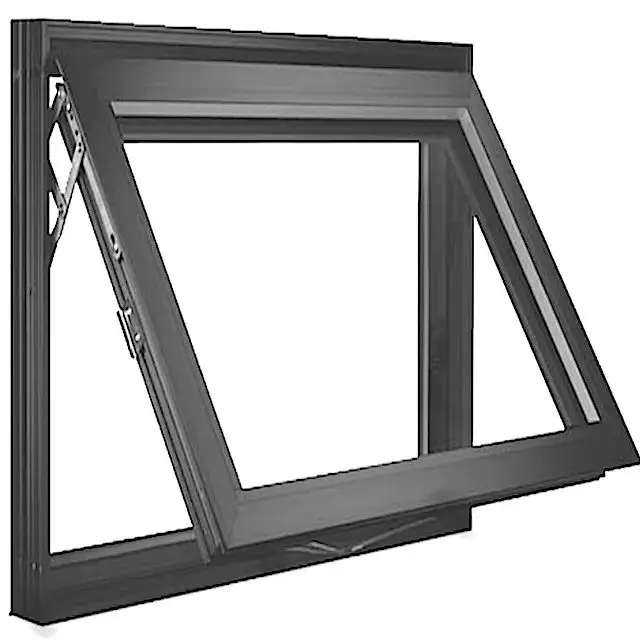 Australian standard aluminum awning window top hung casement windows