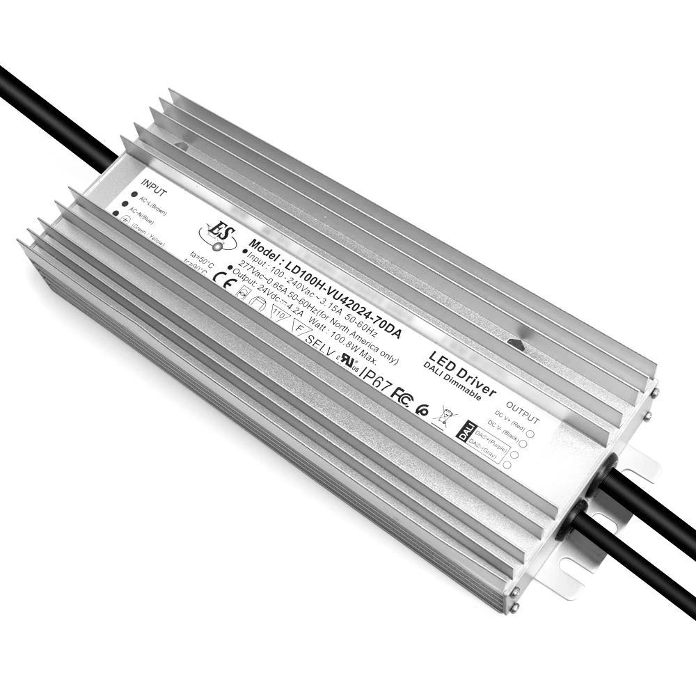 ES Ul Cul  Fcc 120W 10A led driver 12v Constant Voltage Dimmable Led driver Power Supply IP67 water proof led driver