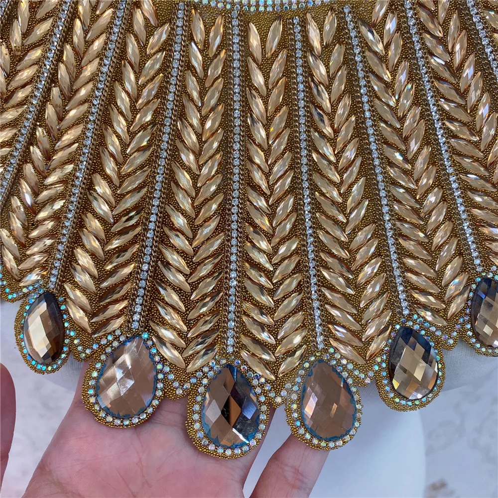 New Rhinestone Motif Hot Fix Rhinestones Embellishment Iron on DIY  Patches Sewing Supplies craft