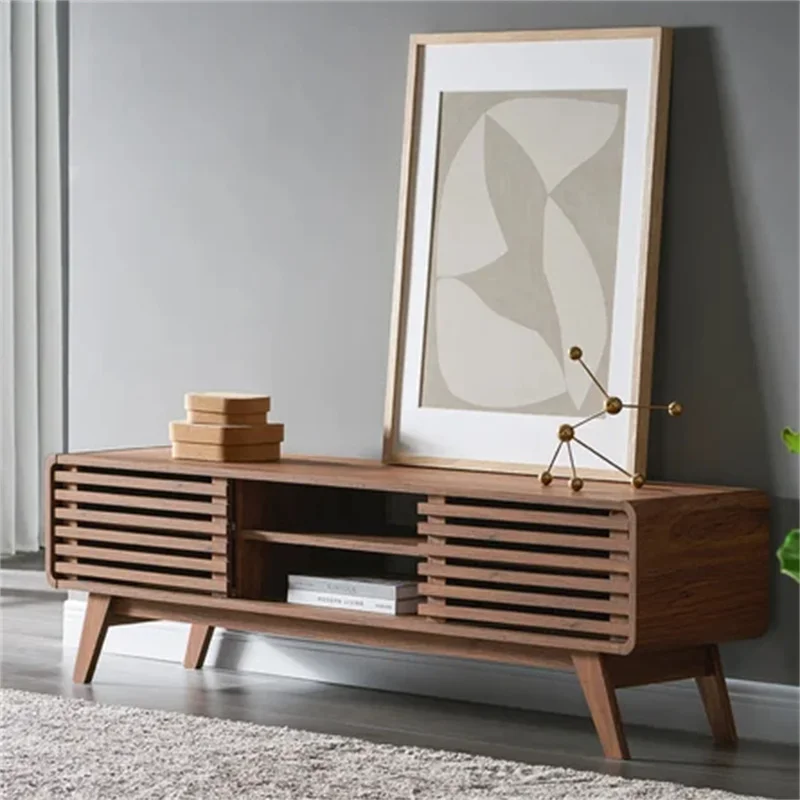 KTDS1216 Scandinavian Design Brown Wooden TV stand meuble de salon