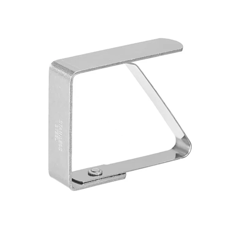 Stainless Steel Elastic Tablecloth Holder For Outdoor Picnic Tablecloth Holder For Banquet Clamp